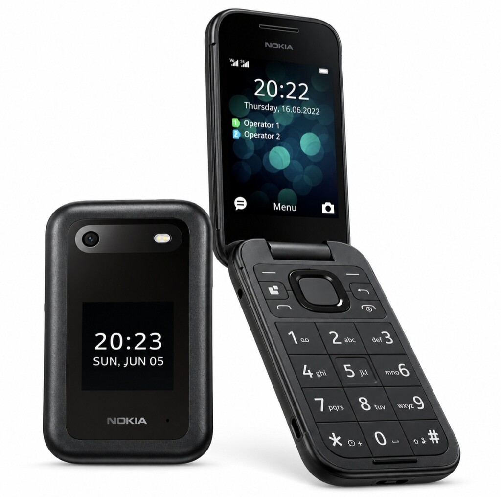 Celular Nokia Flip 2660 4G TA-1474 Dual SIM Pantalla 2.8" - Azul
