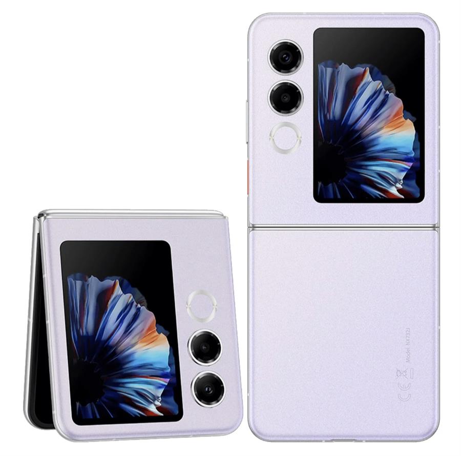 ZTE Nubia Flip 2 5G 256GB 8GB RAM Dual SIM Pantalla 6.9" - Púrpura