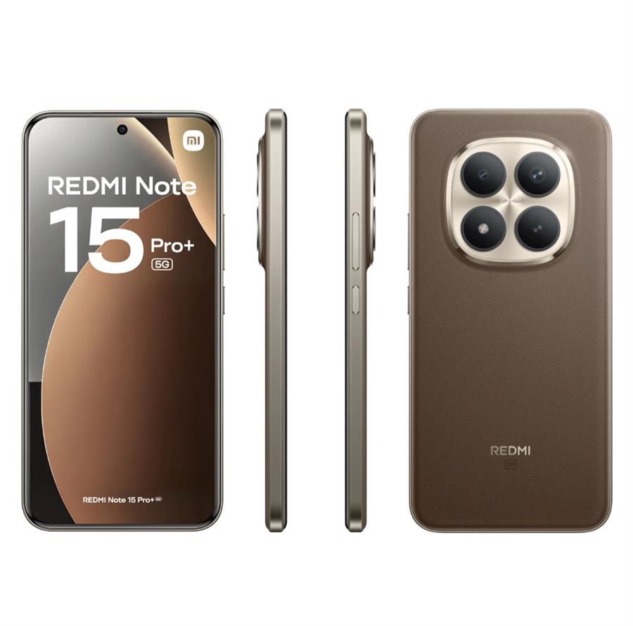 Xiaomi Redmi Note 15 Pro+ 5G 512GB/12GB RAM Dual SIM Pantalla 6.83" Global - Marrón