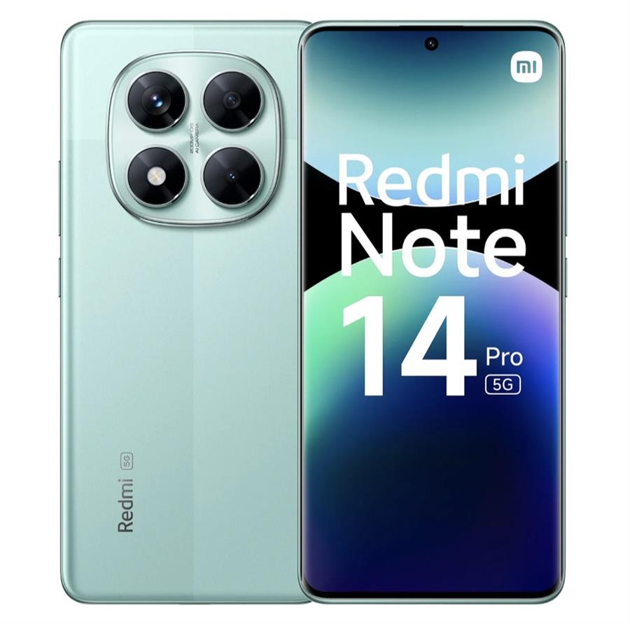 Xiaomi Redmi Note 14 Pro 5G Global 512GB/12GB RAM Dual SIM Pantalla 6.67" - Verde (Sello Pequeño)