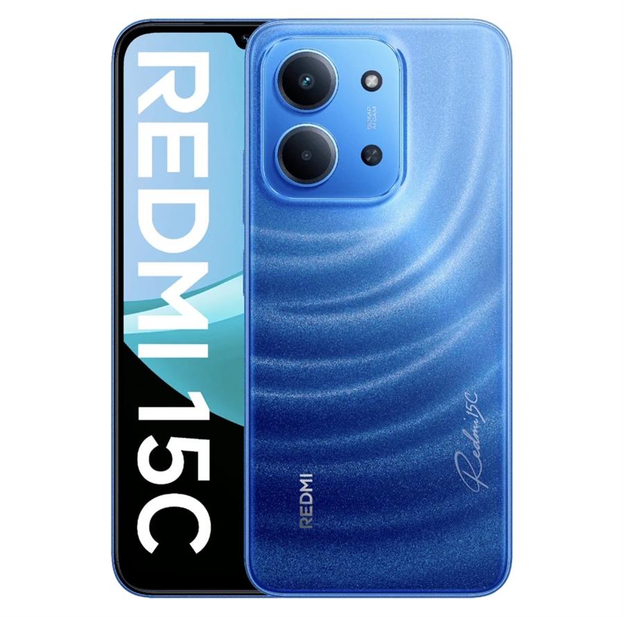 Xiaomi Redmi 15C 256GB/8GB (8+8RAM) Dual SIM Pantalla 6.9" Versión Global - Azul, Negro y Verde.