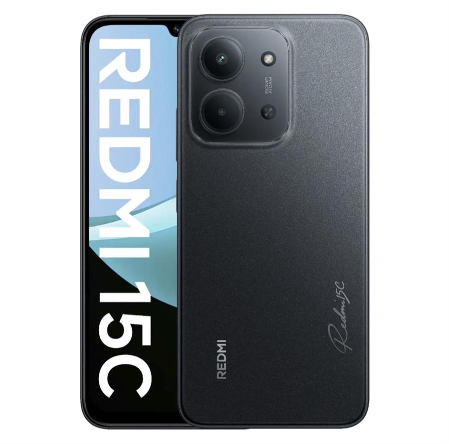 Xiaomi Redmi 15C Global 128GB/4GB RAM Dual SIM Pantalla 6.9" - Negro