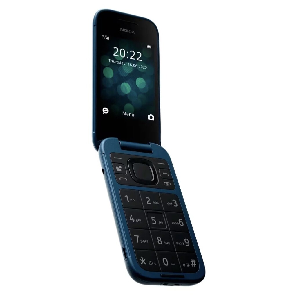 Celular Nokia Flip 2660 4G TA-1474 Dual SIM Pantalla 2.8" - Azul